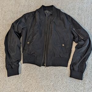 Romeo And Juliet Black Bomber Jacket